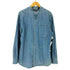 ランズエンド LANDS END 90-00S バンドカラー L/S デニム シャツ メンズ import:M